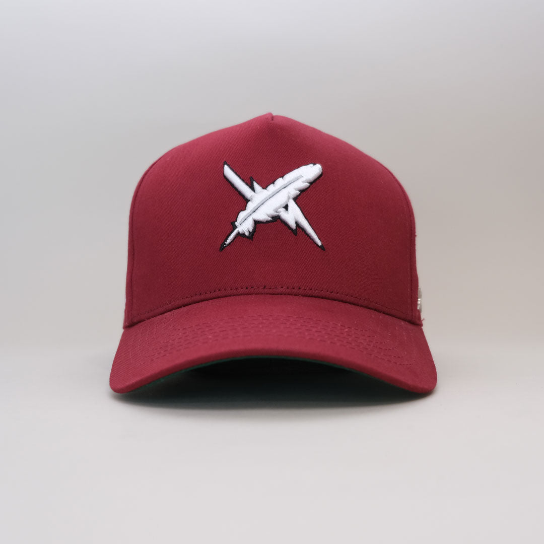 Prime Baz Elevated Snapback Burgandy