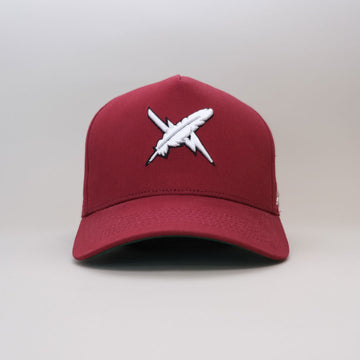 Prime Baz Elevated Snapback Burgandy